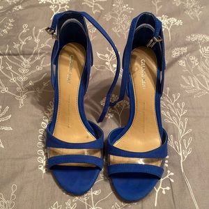 Gianni Bini Blue 3 inch heels
